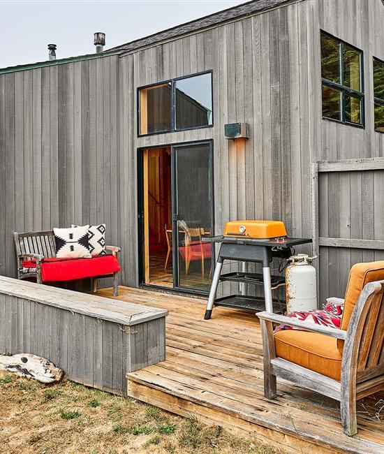 Whalebone Outdoor Deck With BBQ & Sitting Area