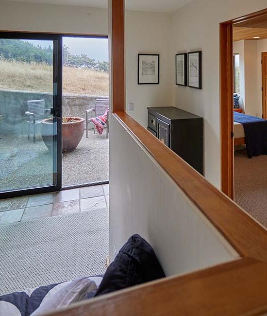 Whalebone Downstairs Bedroom, Sitting Area, & Outdoor Patio
